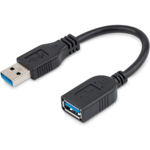 StarTech. com Cable adaptador de extensión USB 3.0 corto_1