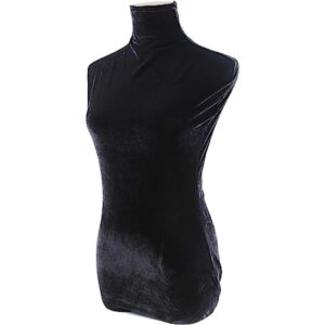 Navadeal maniquí de terciopelo silueta de la parte