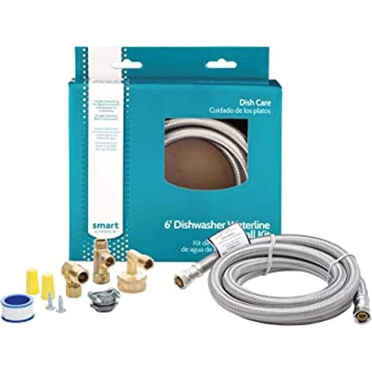 Smart Choice Kit de instalación de lavavajillas de acero