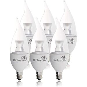 Bioluz Paquete de 6 bombillas LED con punta de llama