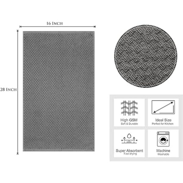 Paquete de 4 toallas para cocina EuroCafe Cotton Craft