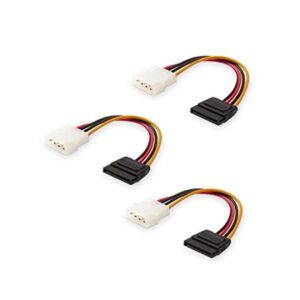 Cable Matters Paquete de 3 cables de alimentación Molex a_1