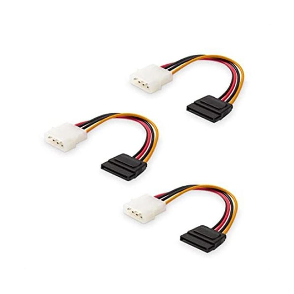 Cable Matters Paquete de 3 cables de alimentación Molex a