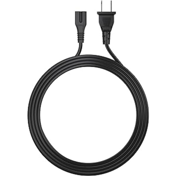 Pwr Cable de alimentación polarizado largo de 6 pies y 2_4