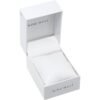 Nine West Reloj pulsera de goma blanco mate NW1678WTWT_3