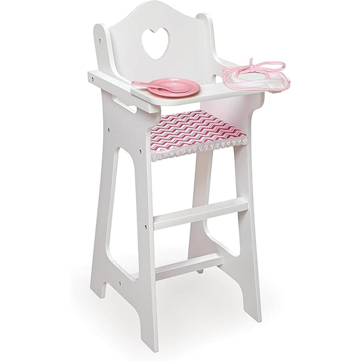 Badger Basket Silla alta Chevron con accesorios y kit de