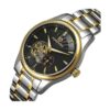 Forsining FSG9406M4T3 Reloj de pulsera analógico de acero
