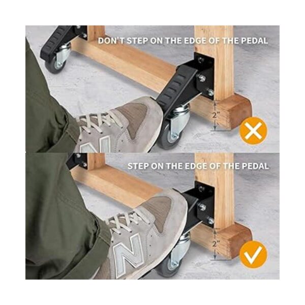 Powertec 17000 Set de ruedas para mesa de trabajo 4
