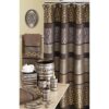 Popular Bath Safari Stripes cesta de residuos chocolate_5