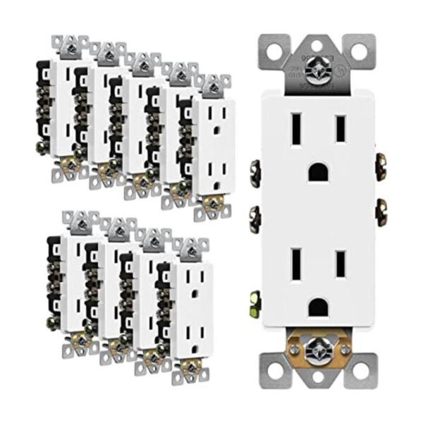 ENERLITES Receptáculo decorador toma de pared de grado