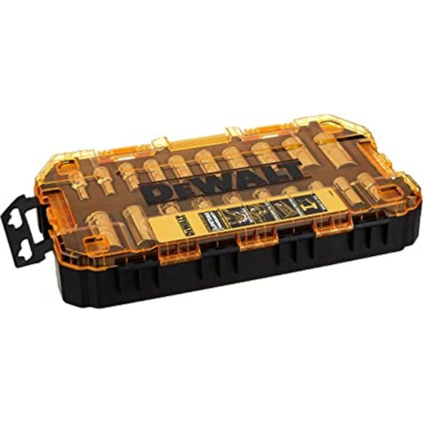 Caja de herramientas dura con juego de dados de 38 de_1