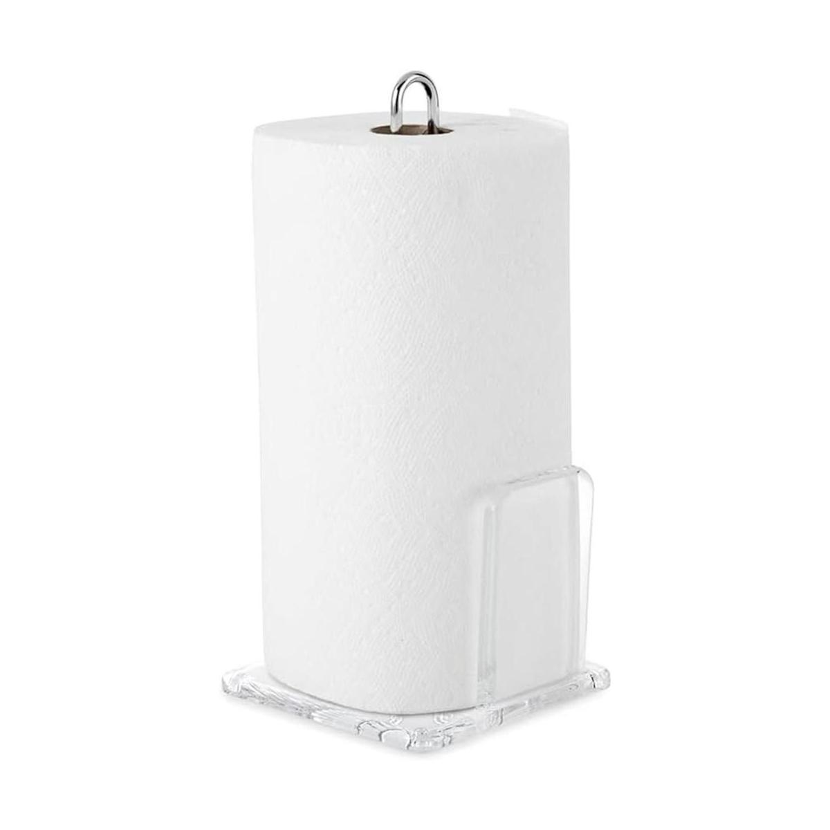 Soporte para toallas de papel acrílico brillante Lucite