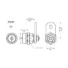 FJM Security Products MEI1481SKD Cerradura con llave de_6