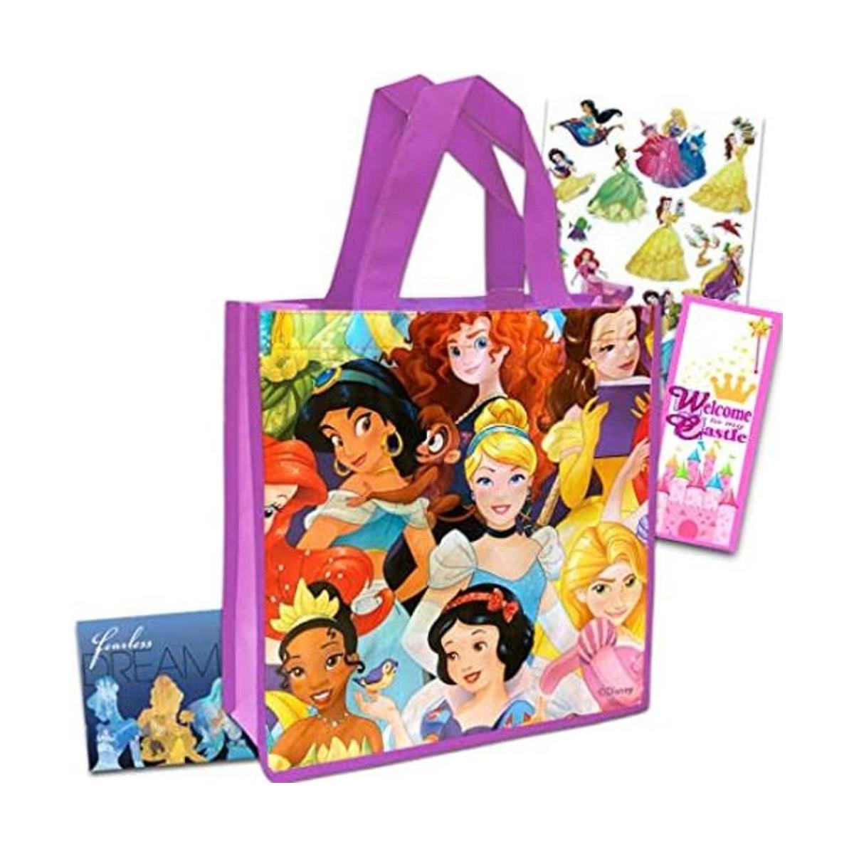 Princesas Disney reutilizable Rosa Bolsa 14x15 Tamaño de