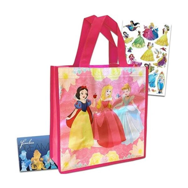 Princesas Disney reutilizable Rosa Bolsa 14x15 Tamaño de_3
