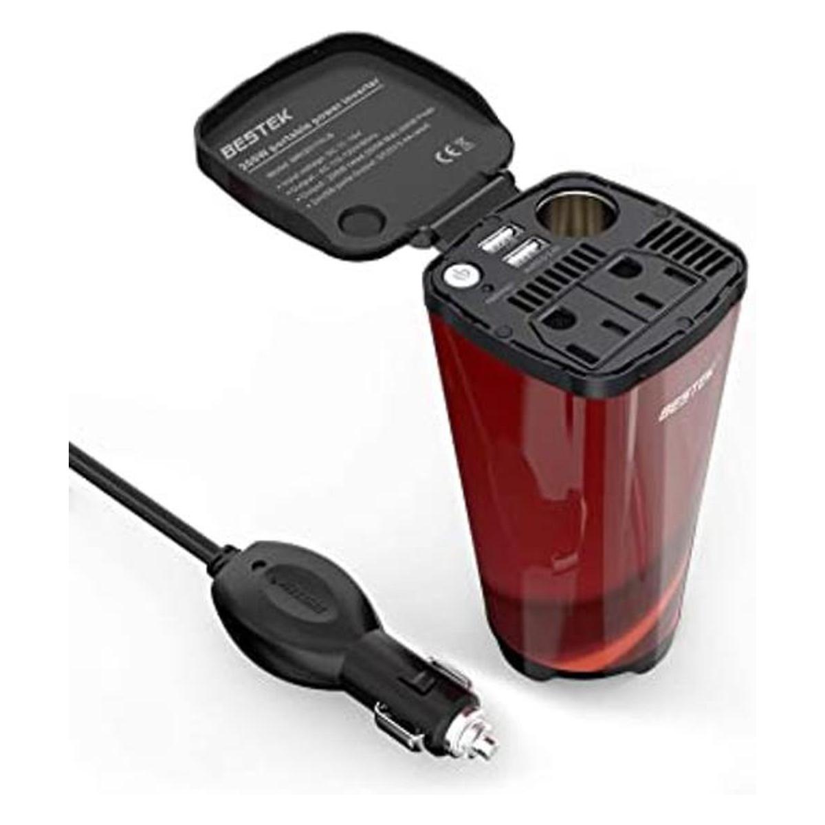 Dispositivo inversor de corriente Bestek de 12 V CC a 110
