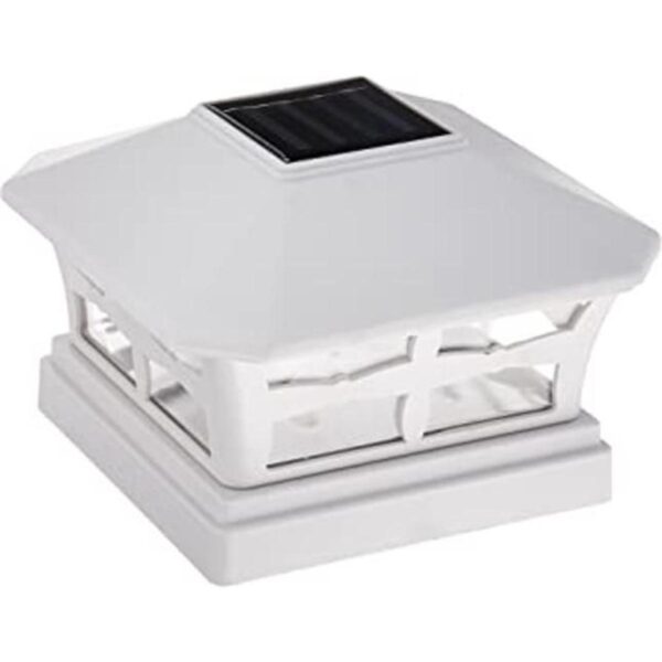 Mission Garden Luz solar solar para 5 x 5 postes de PVC_1