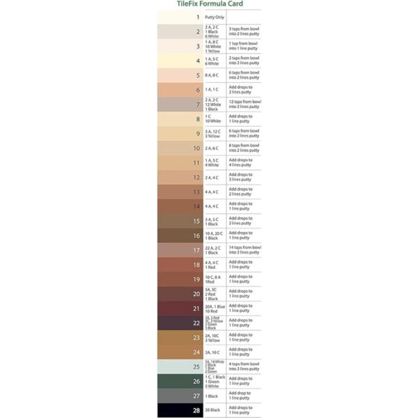CalFlor FL49133 TileFix Mix2Match Kit de reparación de_4