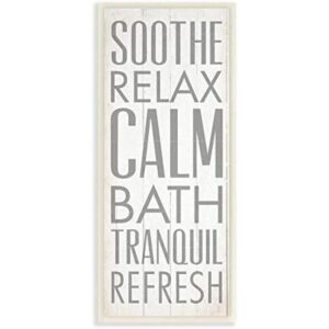 Stupell Home Décor Soothe Calm Relax Placa de pared para_1