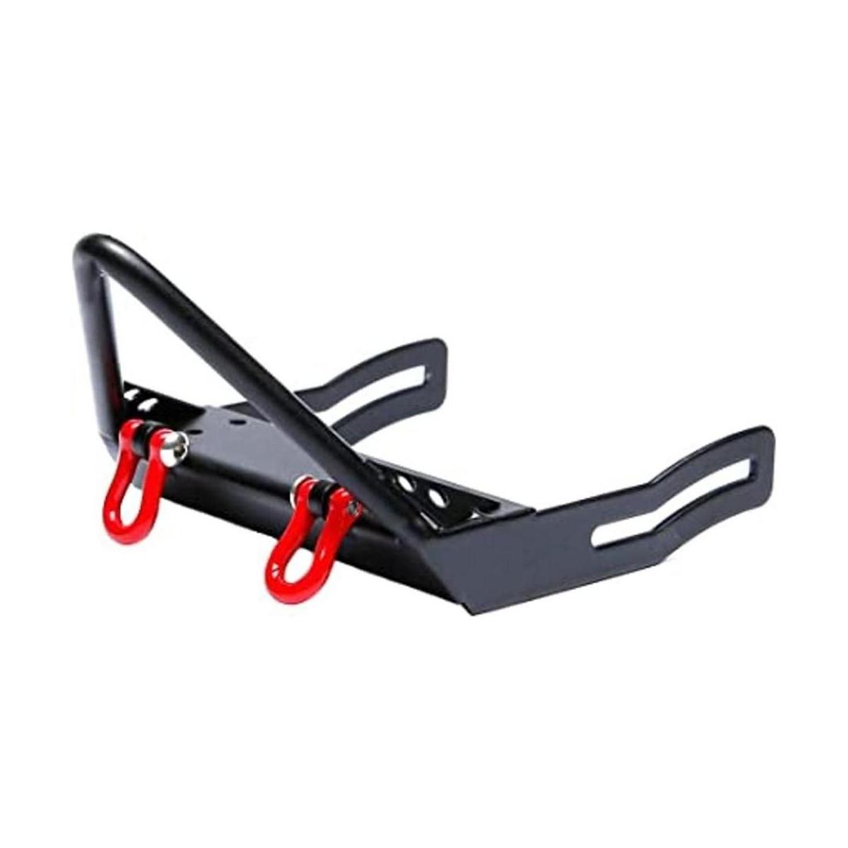 DJX Parachoques delantero de metal con soporte de