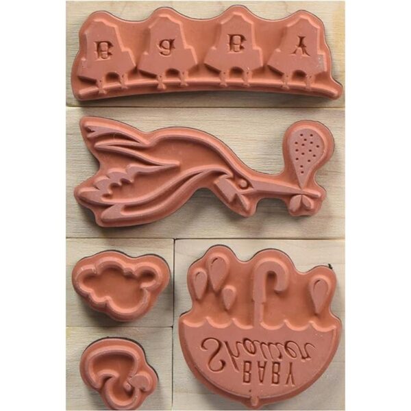 Inkadinkado Baby Shower Mounted Juego de sellos 3.25 by_2