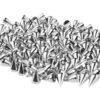 PMLAND 200 juegospares de picos de cono plateado de 0.374