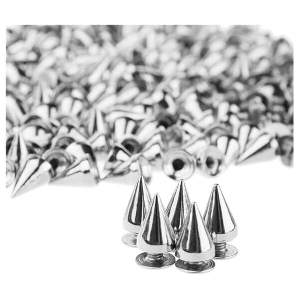 PMLAND 200 juegospares de picos de cono plateado de 0.374