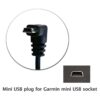 EDO Tech 2 Ft Short Mini USB Charger Cable for Nuvi 57lm_2
