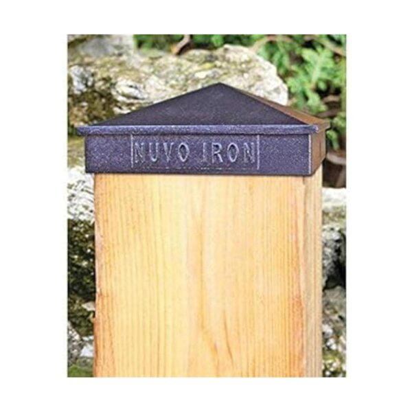 Nuvo Iron Tapa de poste pirámide 6 x 6 pulgadas