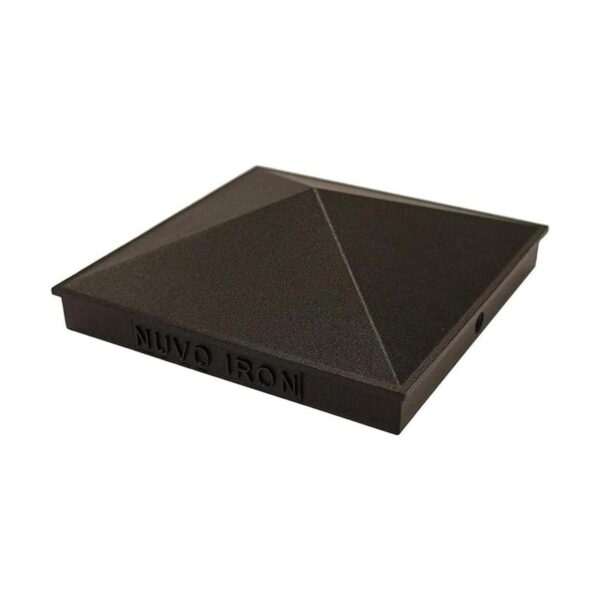 Nuvo Iron Tapa de poste pirámide 6 x 6 pulgadas