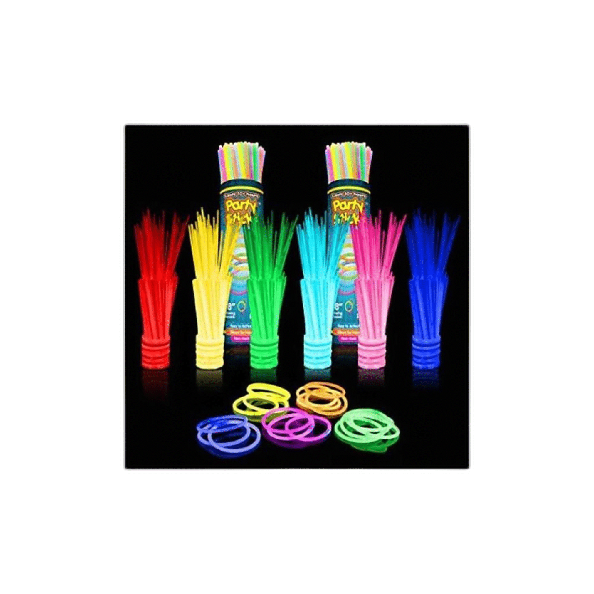 PartySticks Glow Sticks Paquete de 200 unidades de