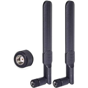 Bingfu Antena macho MIMO RPSMA de doble banda WiFi de 2.4_1