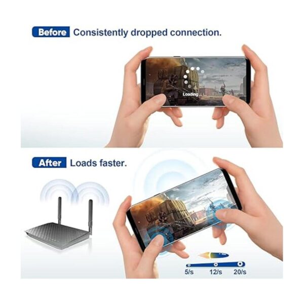 Bingfu Antena macho MIMO RPSMA de doble banda WiFi de 2.4_4