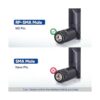 Bingfu Antena macho MIMO RPSMA de doble banda WiFi de 2.4_5