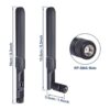 Bingfu Antena macho MIMO RPSMA de doble banda WiFi de 2.4_2