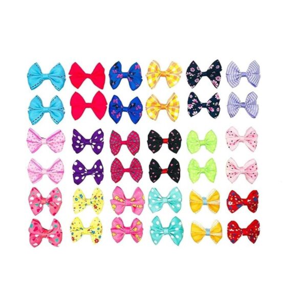 Pet Show Bowknot Pet perro Francés Pasador Para Pelo Arcos