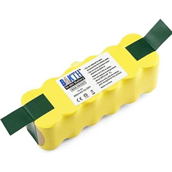 BAKTH Batería NIMH de 14.4 V y 3000 mAh para iRobot Roomba