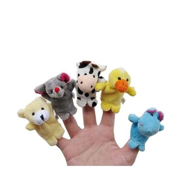 Tiernos animales de terciopelo estilo marionetas de dedo_2