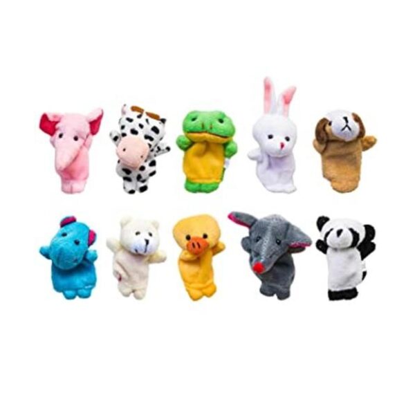 Tiernos animales de terciopelo estilo marionetas de dedo_1