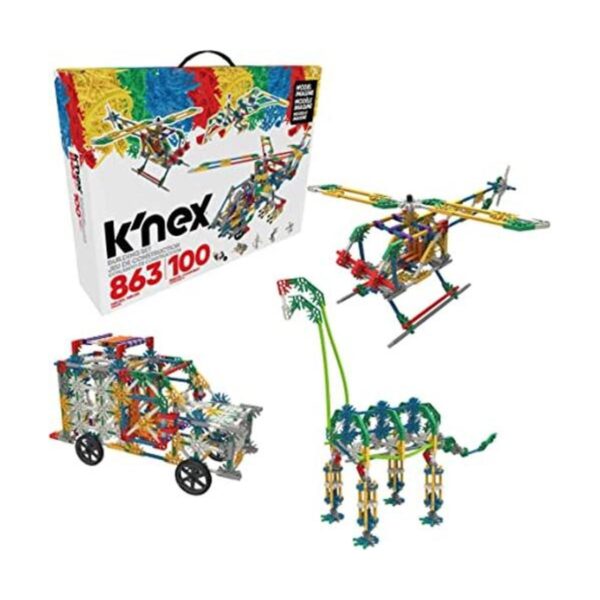 Conjunto de fichas para armar más de 100 modelos de KNEX_1