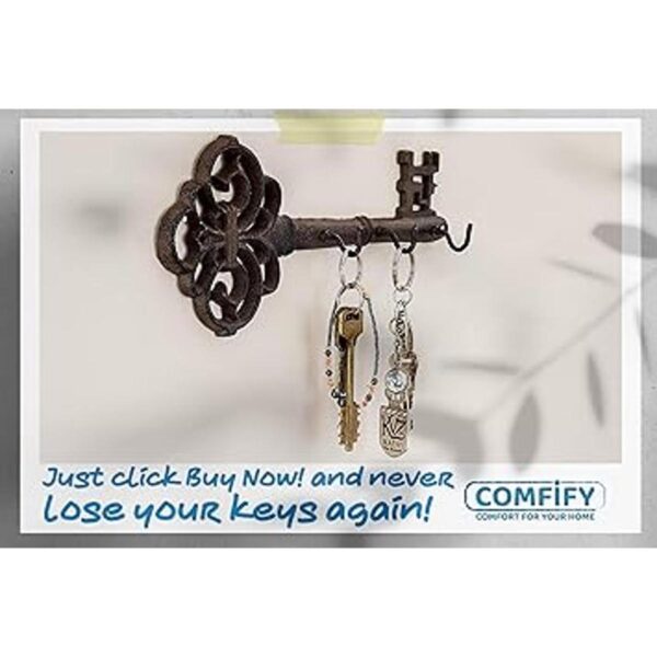 Comfify Soporte decorativo para llaves de hierro fundido_4