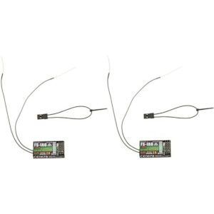 GoolRC 2pcs 2.4 G Flysky fsia6 6 canal receptor de control