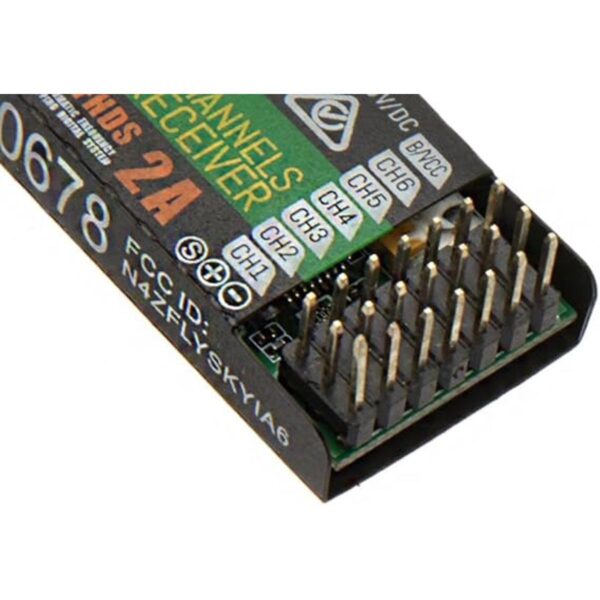 GoolRC 2pcs 2.4 G Flysky fsia6 6 canal receptor de control
