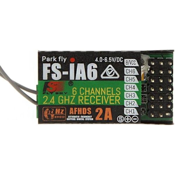 GoolRC 2pcs 2.4 G Flysky fsia6 6 canal receptor de control
