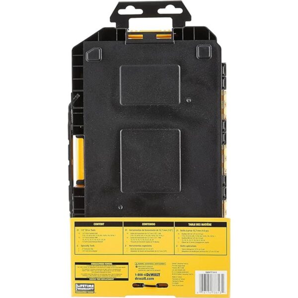 Juego de copas hexagonales con rache DWMT73813 de DeWalt_2