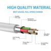 MaGeek Cable micro USB paquete de 2 10 pies cable de_5