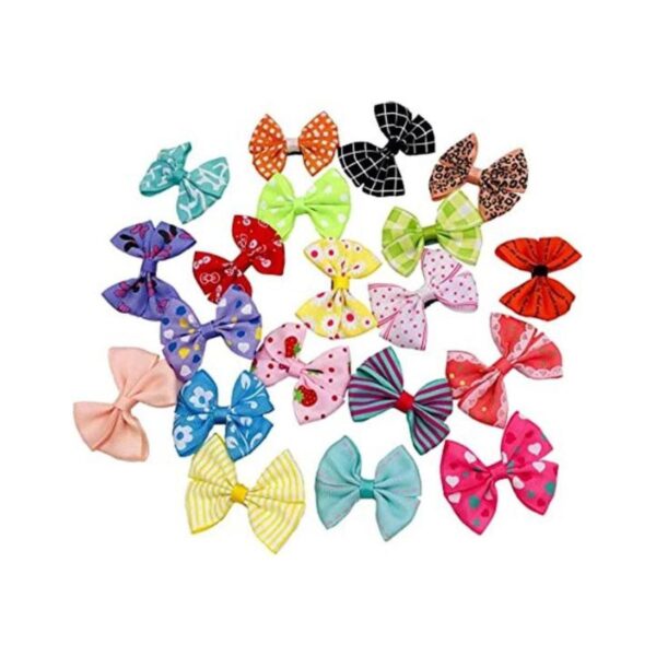 PET SHOW 20pcs Dog Hair Bows with Alligator Clips for