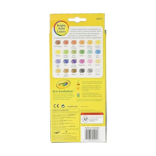 Crayola Lápiz de colores de 24 unidades cada uno paquete_2