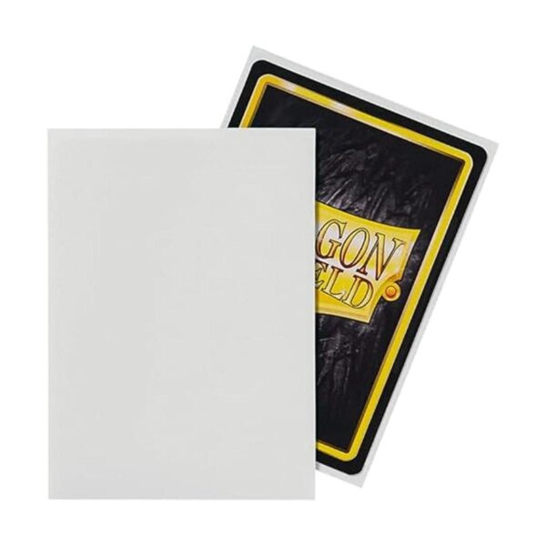 Dragon Shield Fundas protectoras blancas mate 100_4