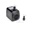 Lewisia 211 GPH Bomba de fuente sumergible con luz LED